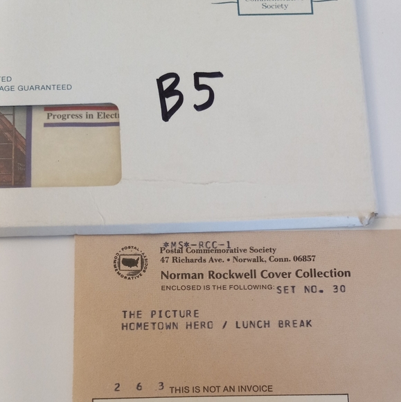 Norman Rockwell Collection Stamped Envelopes - Picture 5 of 5